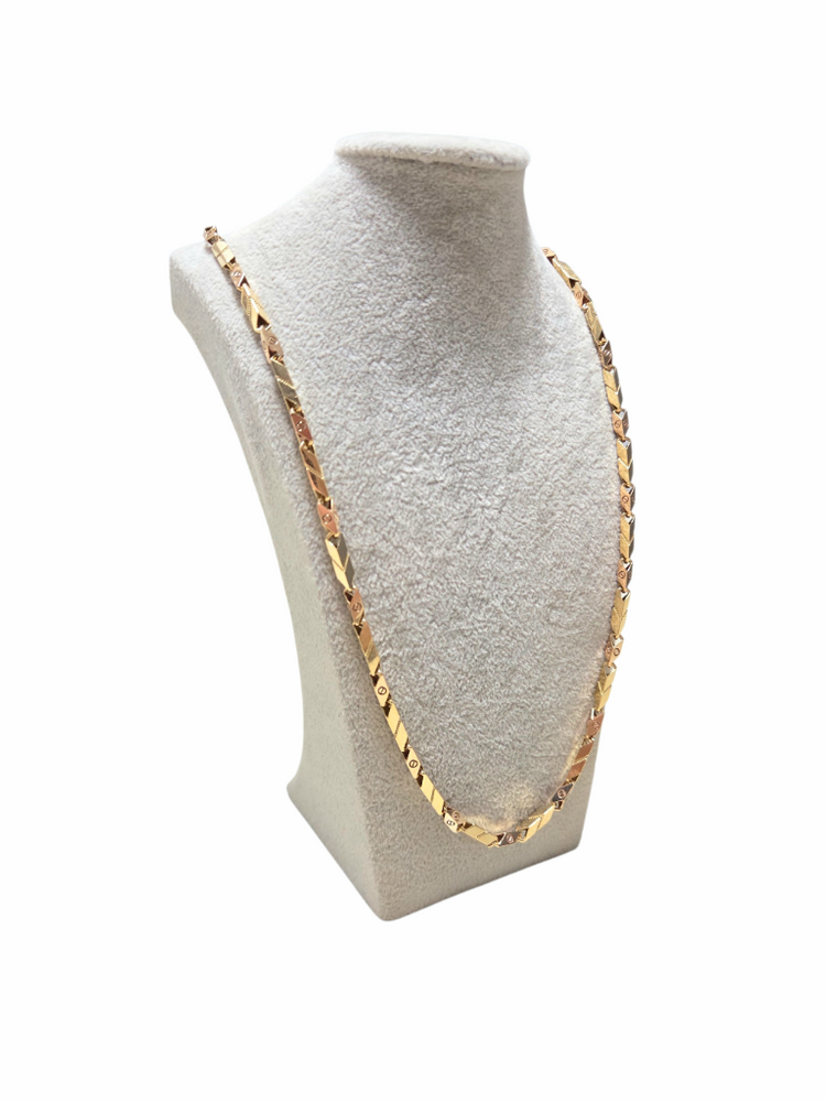 18k목걸이,대나무목걸이,체인목걸이,롱목걸이,할로우목걸이 이미지