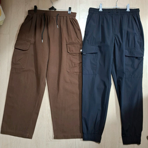 카고팬츠 2종 블랙+브라운 27 이미지