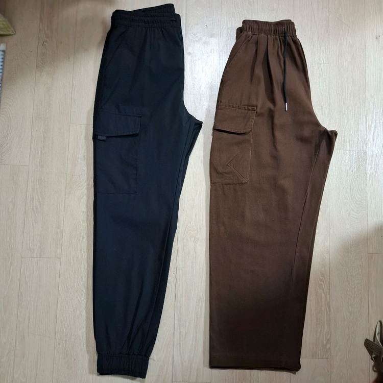카고팬츠 2종 블랙+브라운 27 이미지
