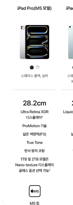 #내용필# 미개봉 아이패드 프로 13 M5 256GB+펜슬 이미지