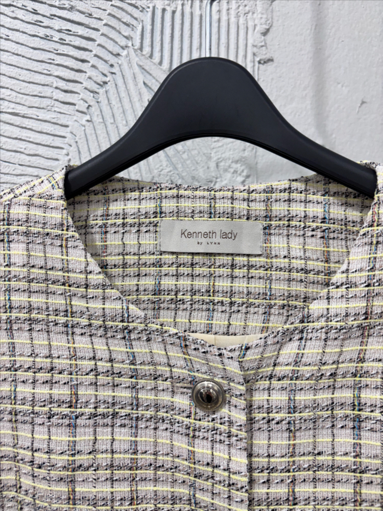 케네스레이디 트위드 반팔 자켓 이미지