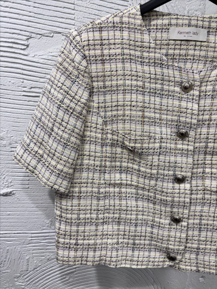 케네스레이디 트위드 반팔 자켓 이미지