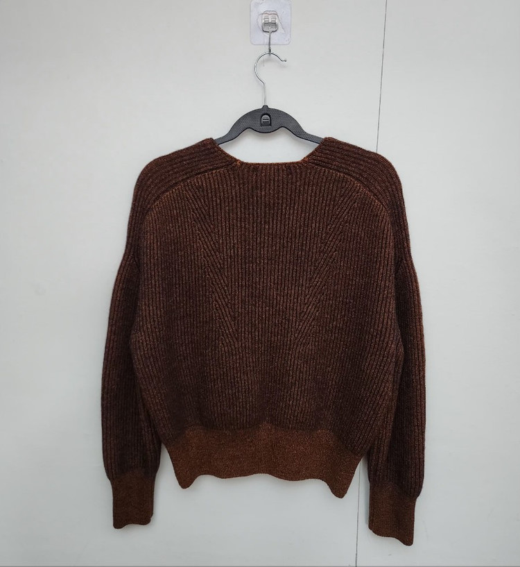 [LMOOD 엘무드] 95 66 여 니트가디건 브이넥가디건 크롭가디건 이미지