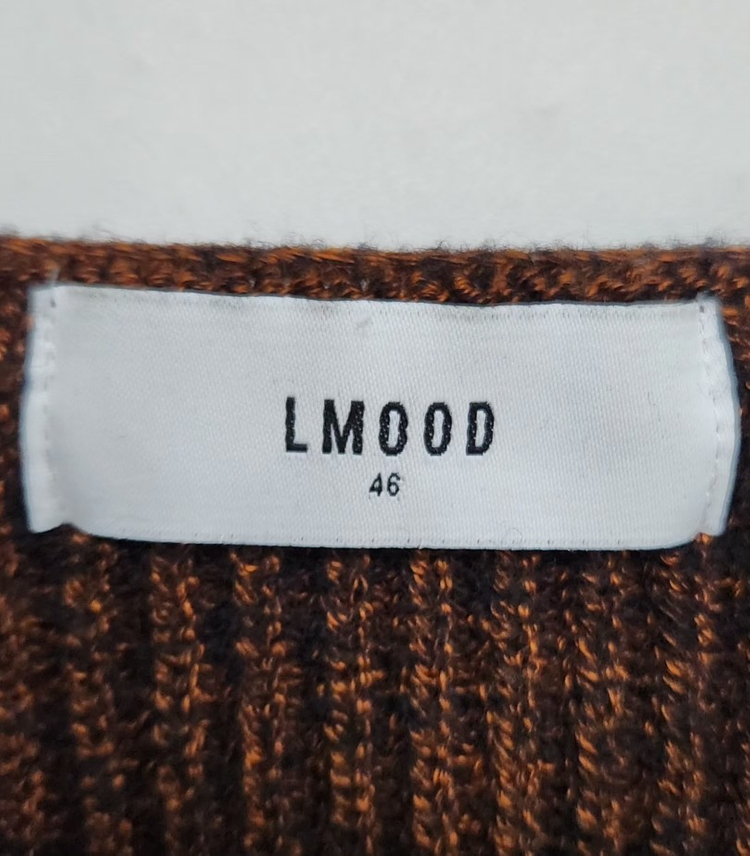 [LMOOD 엘무드] 95 66 여 니트가디건 브이넥가디건 크롭가디건 이미지