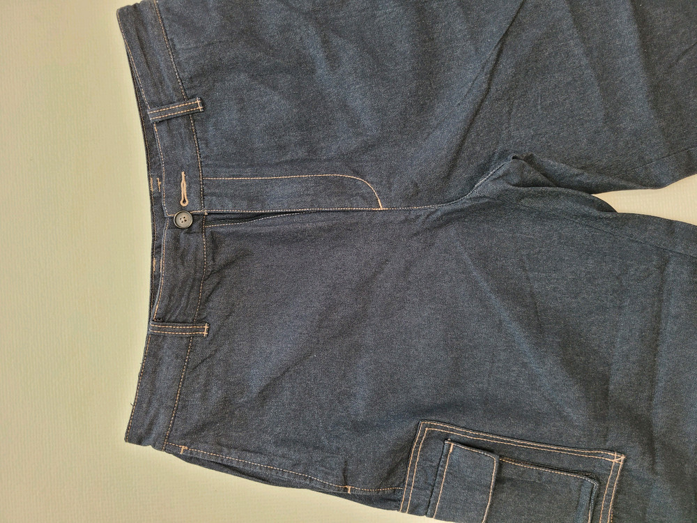 스파오 SPAO 남자 배기핏 카고 청바지 33 네이비 이미지