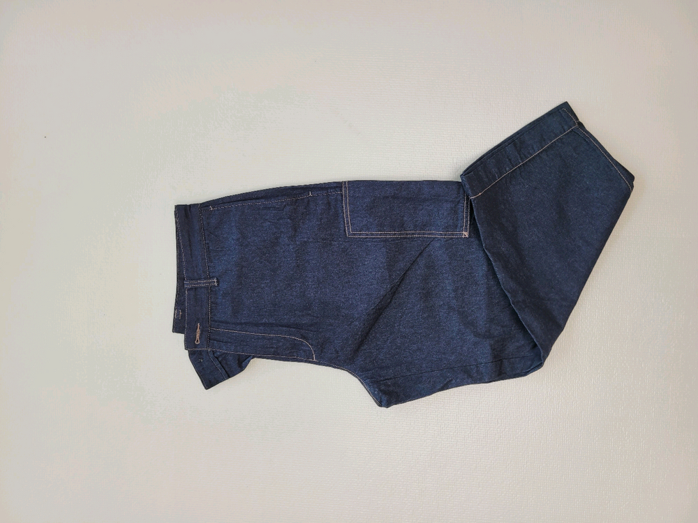 스파오 SPAO 남자 배기핏 카고 청바지 33 네이비 이미지