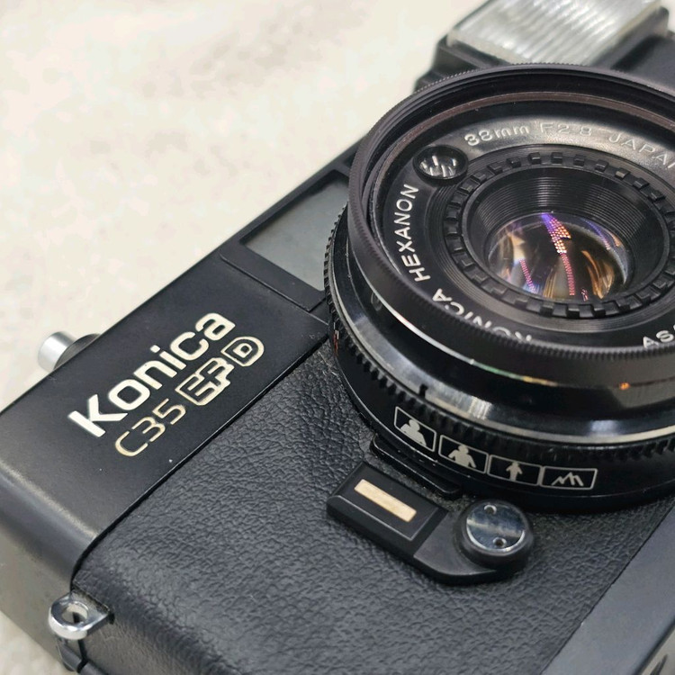 (주말한정특가) 코니카 Konica C35 EF D 필름카메라 필카 앤틱 이미지