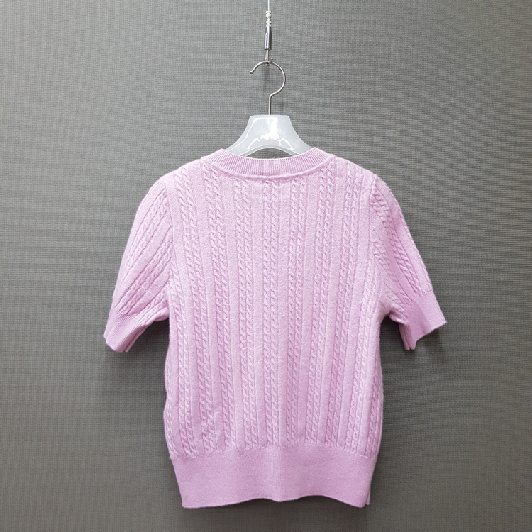 산드로 SANDRO 케이블 반팔 니트 가디건 3사이즈 이미지