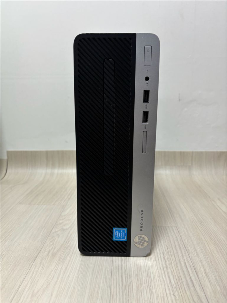 사무용 hp데스크탑 컴퓨터 모니터 키보드 마우스 일괄 팝니다 이미지