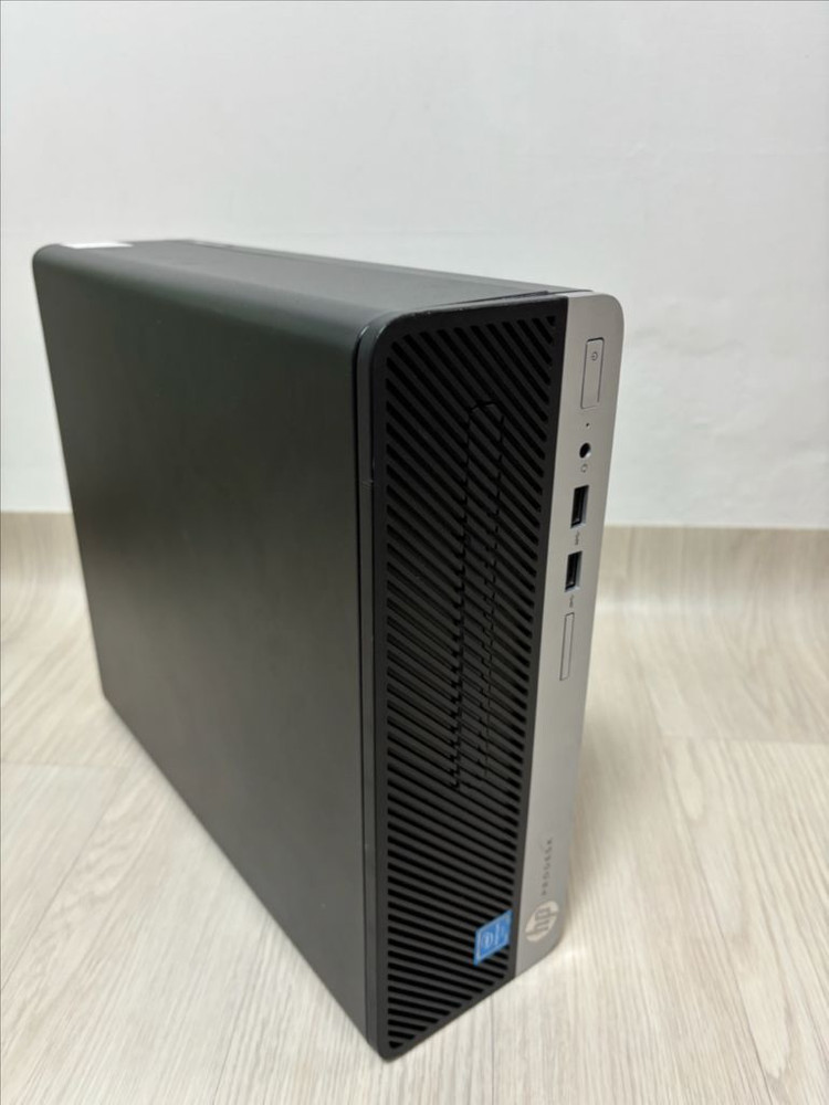 사무용 hp데스크탑 컴퓨터 모니터 키보드 마우스 일괄 팝니다 이미지