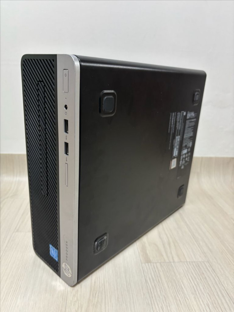 사무용 hp데스크탑 컴퓨터 모니터 키보드 마우스 일괄 팝니다 이미지