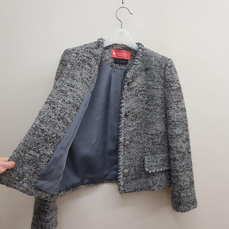 미샤 2022 PIACENZA 캐시미어 트위드 자켓 85-97- 160 이미지