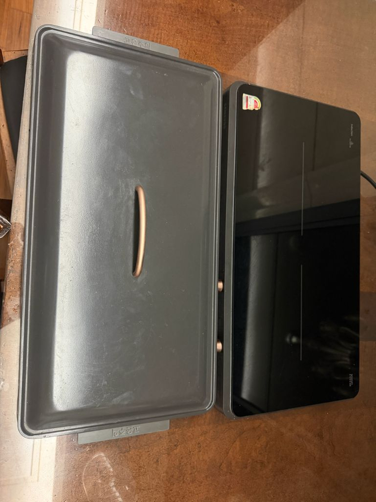 삼성 더플레이트 인덕션 2구 블랙 불판 포함 NZ60R3703CFK 이미지