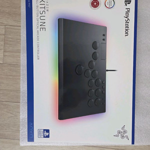 미개봉 신품 레이저 키츠네 PS5/PS4/PC 히트박스(버튼식 컨트롤러) 이미지