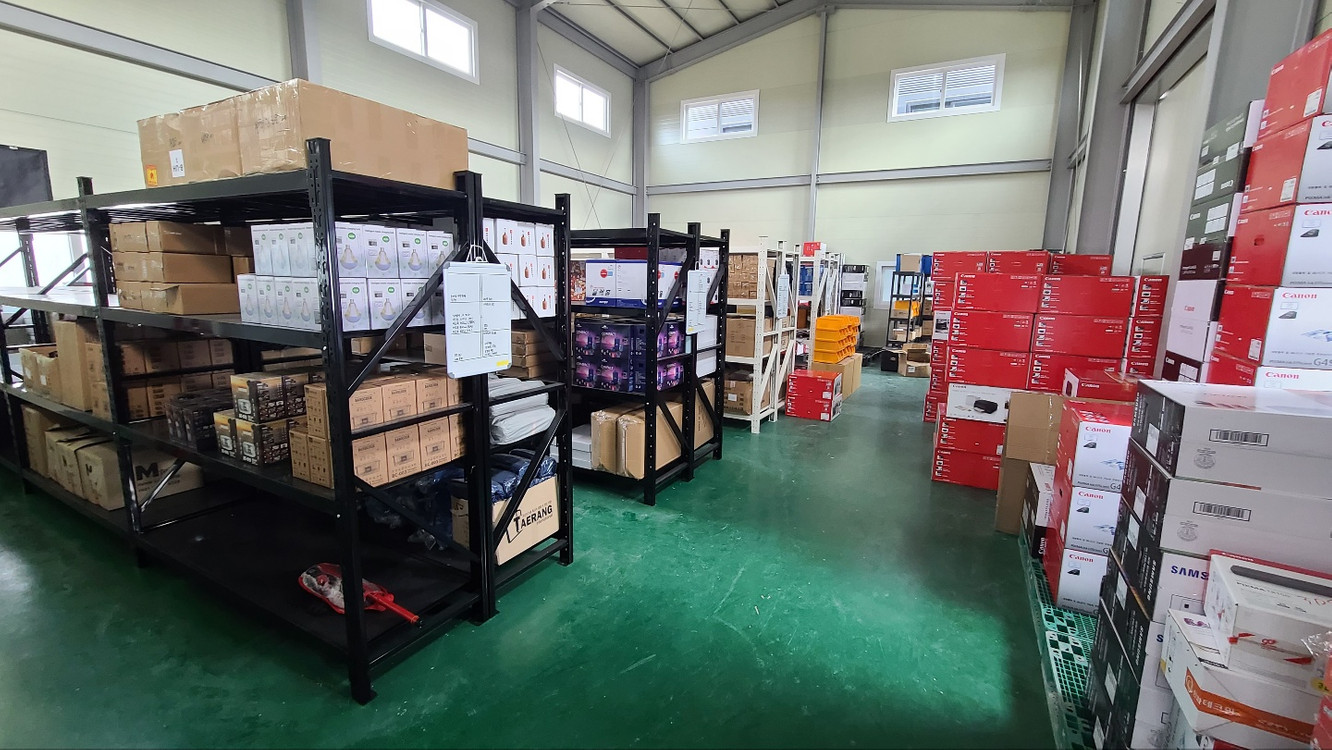 최저가 중량랙 철제다이 무볼트 철제선반 중량랙 매장랙 쇼팡몰랙 창고랙 이미지