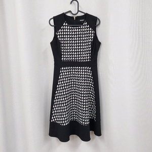 DKNY 민소매 체크패턴 원피스 이미지