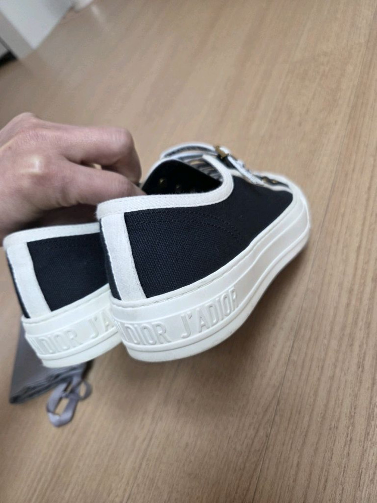 디올 워크앤디올 코튼 캔버스 스니커즈 이미지