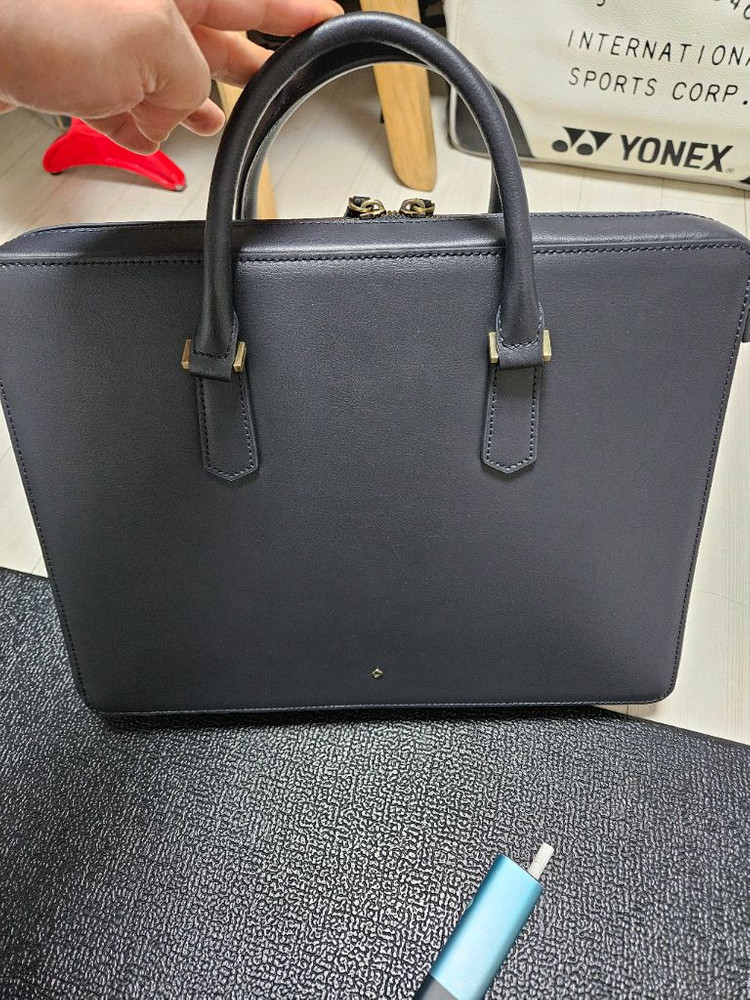 (새상품)샘소나이트 고급진 서류가방 네이비색 이미지