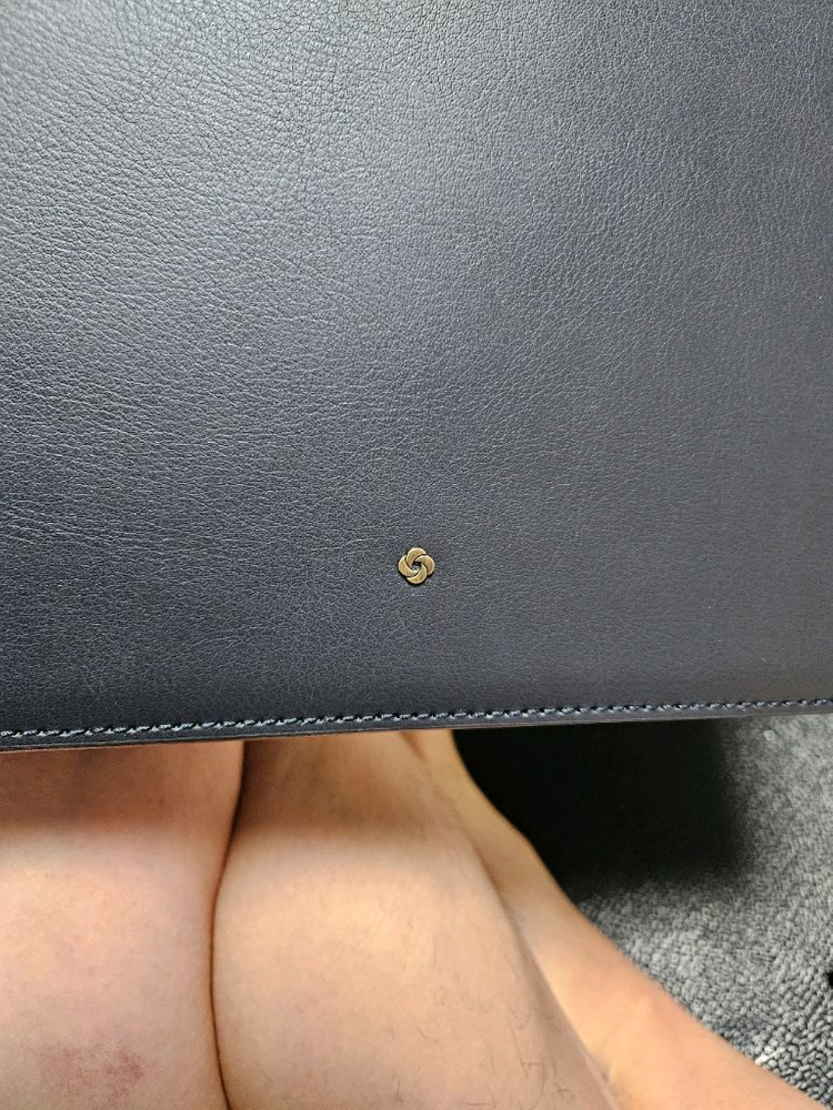 (새상품)샘소나이트 고급진 서류가방 네이비색 이미지