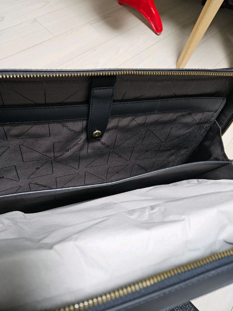 (새상품)샘소나이트 고급진 서류가방 네이비색 이미지