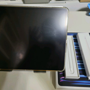 애플 아이패드 프로 6 12.9인치 실버m2칩 + 애플펜슬 2세대 거치대 케이스풀박스 이미지