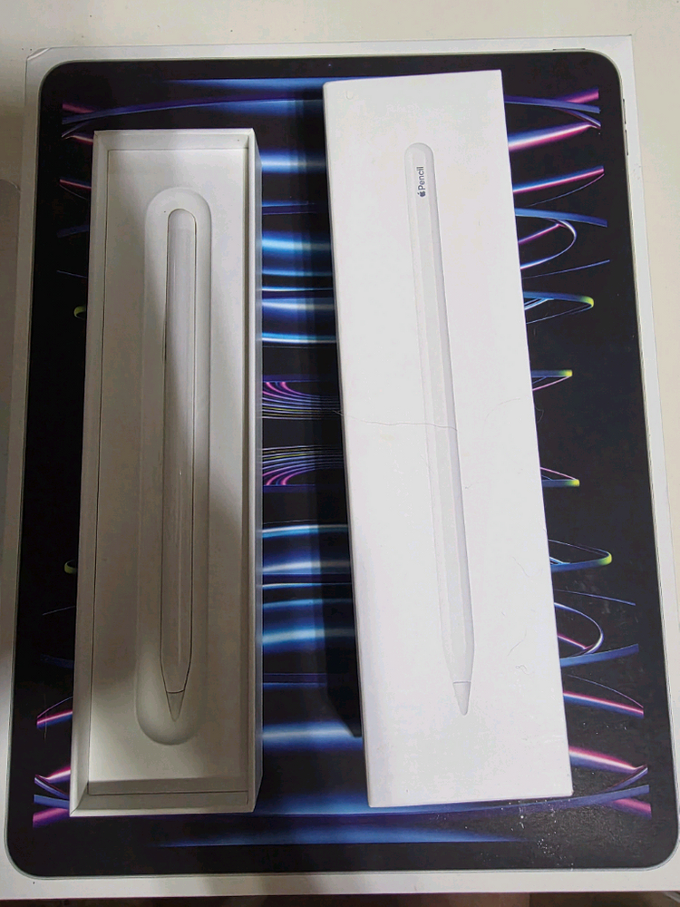 애플 아이패드 프로 6 12.9인치 실버m2칩 + 애플펜슬 2세대 거치대 케이스풀박스 이미지