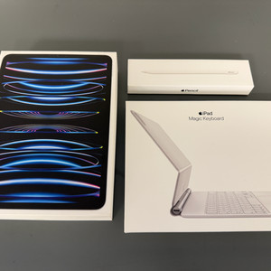 아이패드 프로 11인치 4세대 M2, 매직키보드, 애플펜슬 판매 이미지