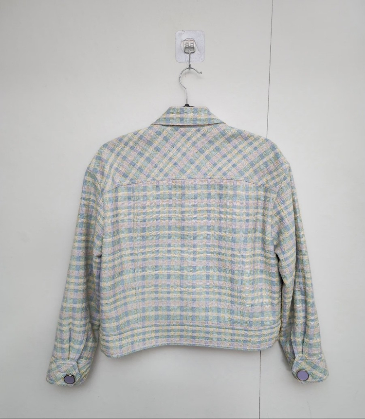 [SJSJ 에스제이에스제이] 95 66 여 체크자켓 크롭자켓 트위드자켓 이미지