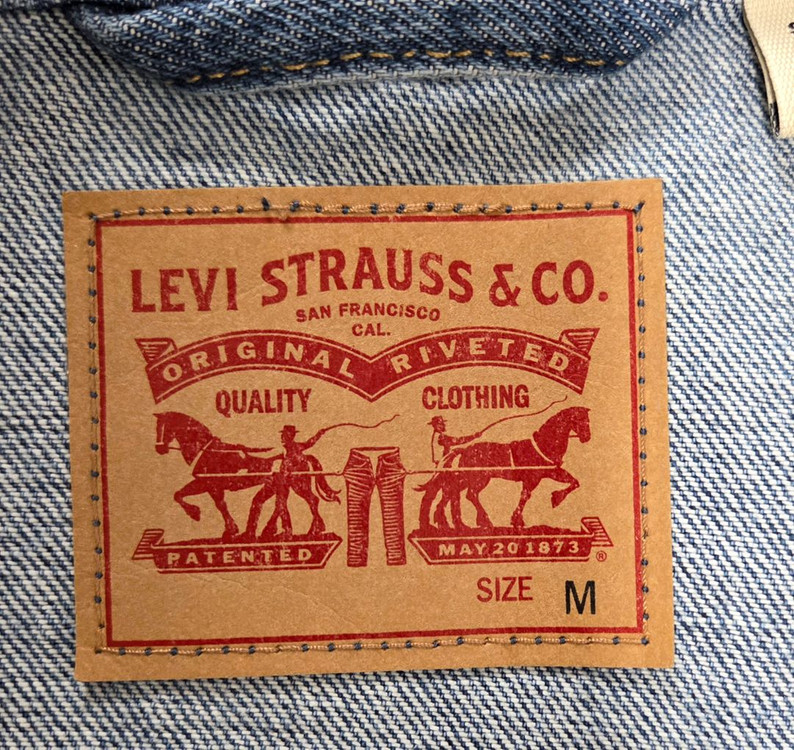 정품 리바이스 3세대 중청자켓 오버핏 m(100)사이즈 새상품 판매 이미지