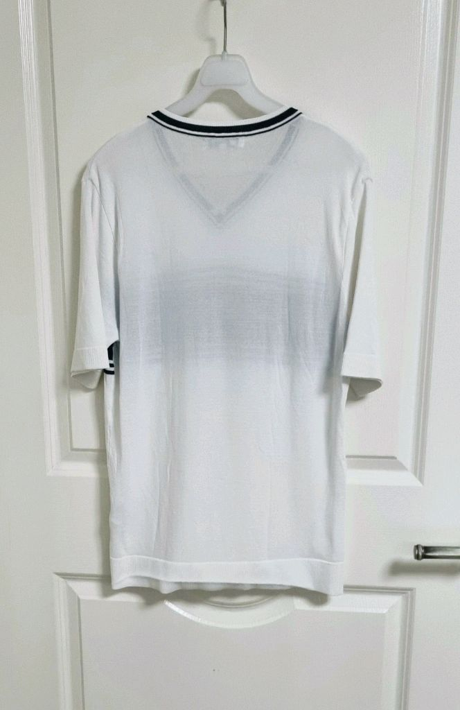 빈폴 여성 레이온 브이넥 반팔 니트 100 이미지