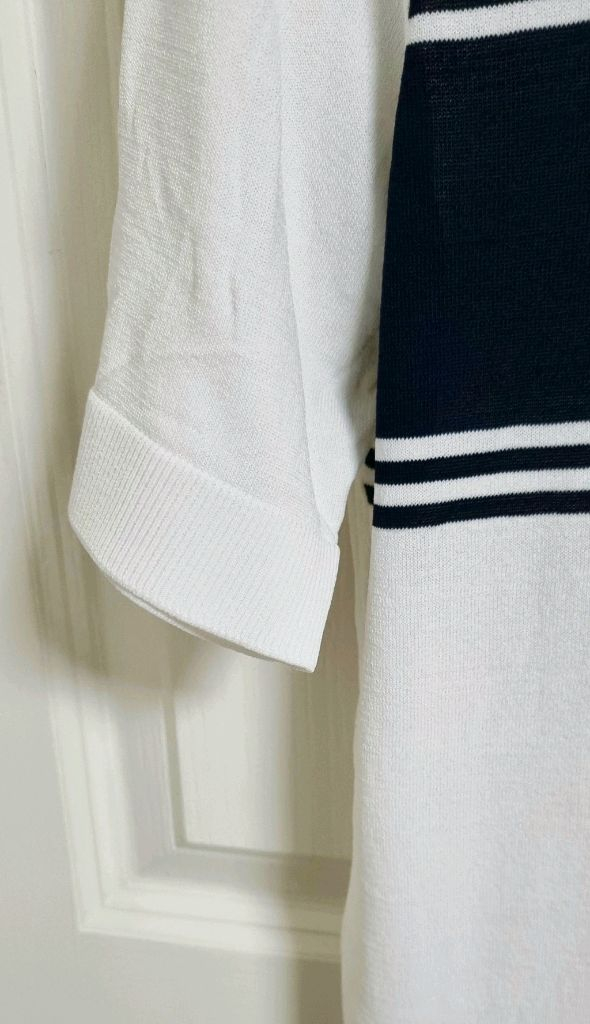 빈폴 여성 레이온 브이넥 반팔 니트 100 이미지