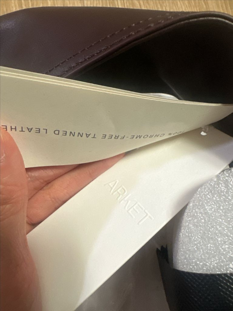 새상품) 아르켓 슬라우치 스플릿 레더백, 호보백, 보부상백 이미지