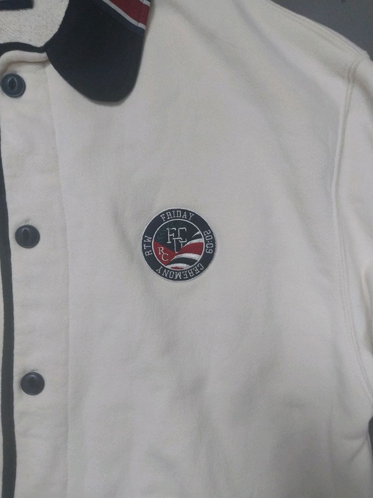 [L] 로맨틱크라운 라운드 카라 코튼 가디건 오트밀 이미지