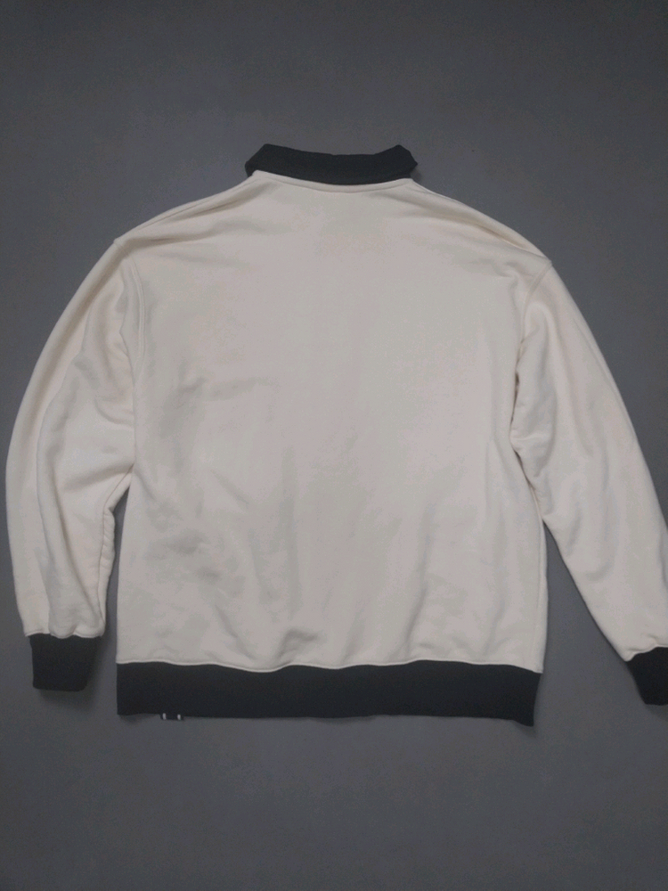 [L] 로맨틱크라운 라운드 카라 코튼 가디건 오트밀 이미지