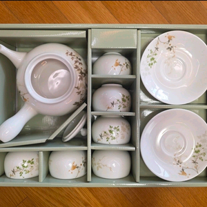 (새제품)행남자기 뉴세비앙 본차이나 찻잔 세트 14p 이미지