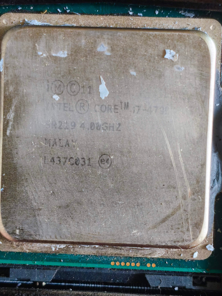 [반본체 부품용] i7 4790k, z97 보드 불량 이미지