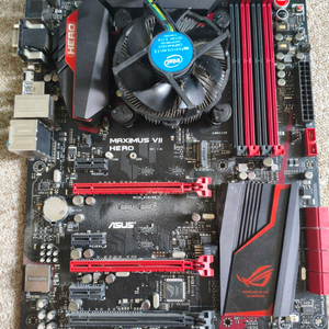 [반본체 부품용] i7 4790k, z97 보드 불량 이미지