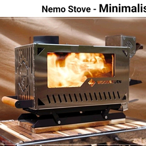 WOOD BURN Minimalist II 화목 난로입니다 이미지