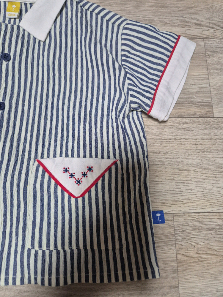 모이몰른 / 반팔 상하복세트 100 이미지