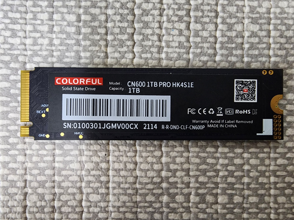 NVME M.2 SSD 1TB (사이즈 2280) 컨디션 매우 좋습니다. 이미지