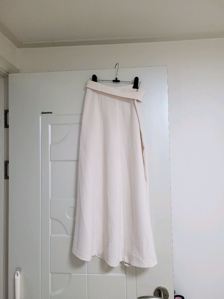 자라 롱 스커트 xs 아이보리 이미지
