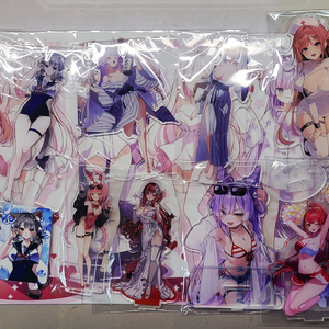 급처) 스텔라이브 비공식 아크릴 스탠드, 지류 굿즈 일괄 이미지