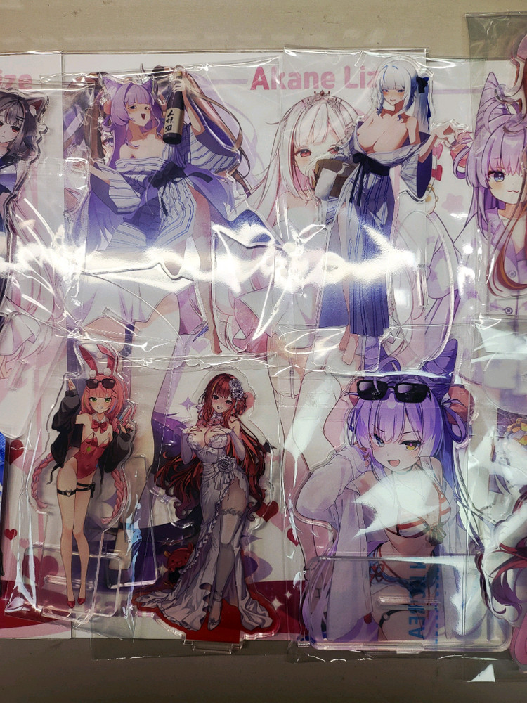 급처) 스텔라이브 비공식 아크릴 스탠드, 지류 굿즈 일괄 이미지