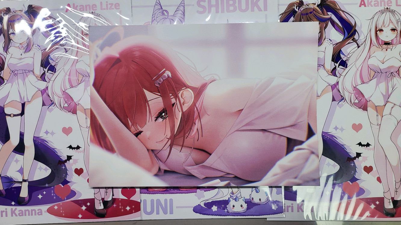 급처) 스텔라이브 비공식 아크릴 스탠드, 지류 굿즈 일괄 이미지