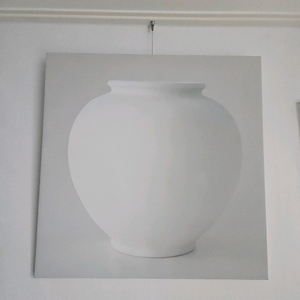 달항아리 캔버스 액자 이미지