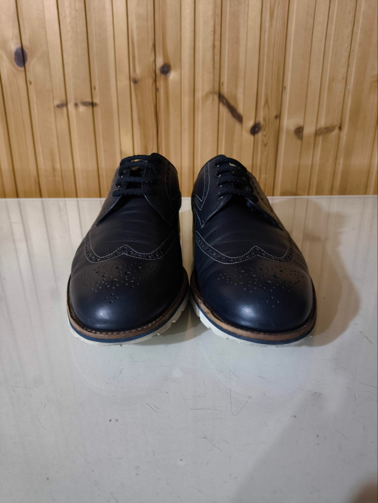 8 270mm 테스토니 네이비 윙팁 더비슈즈 구두 j5134 이미지