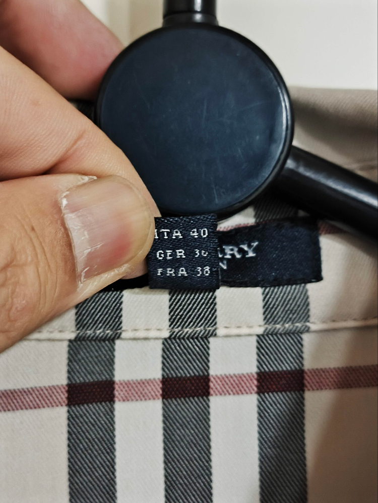 55~66 버버리 런던 노바체크 셔츠 원피스 이미지