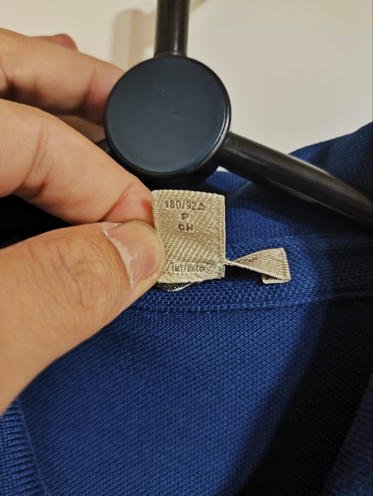 버버리 브릿 네이비 피케 반팔 카라티셔츠 이미지