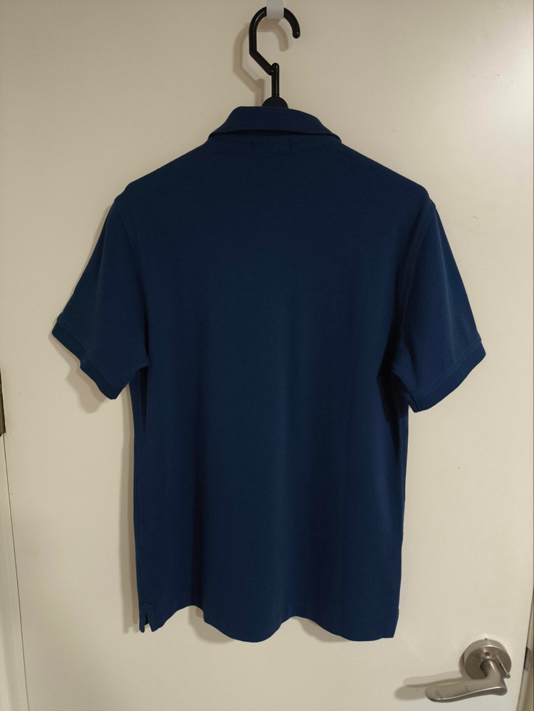 버버리 브릿 네이비 피케 반팔 카라티셔츠 이미지