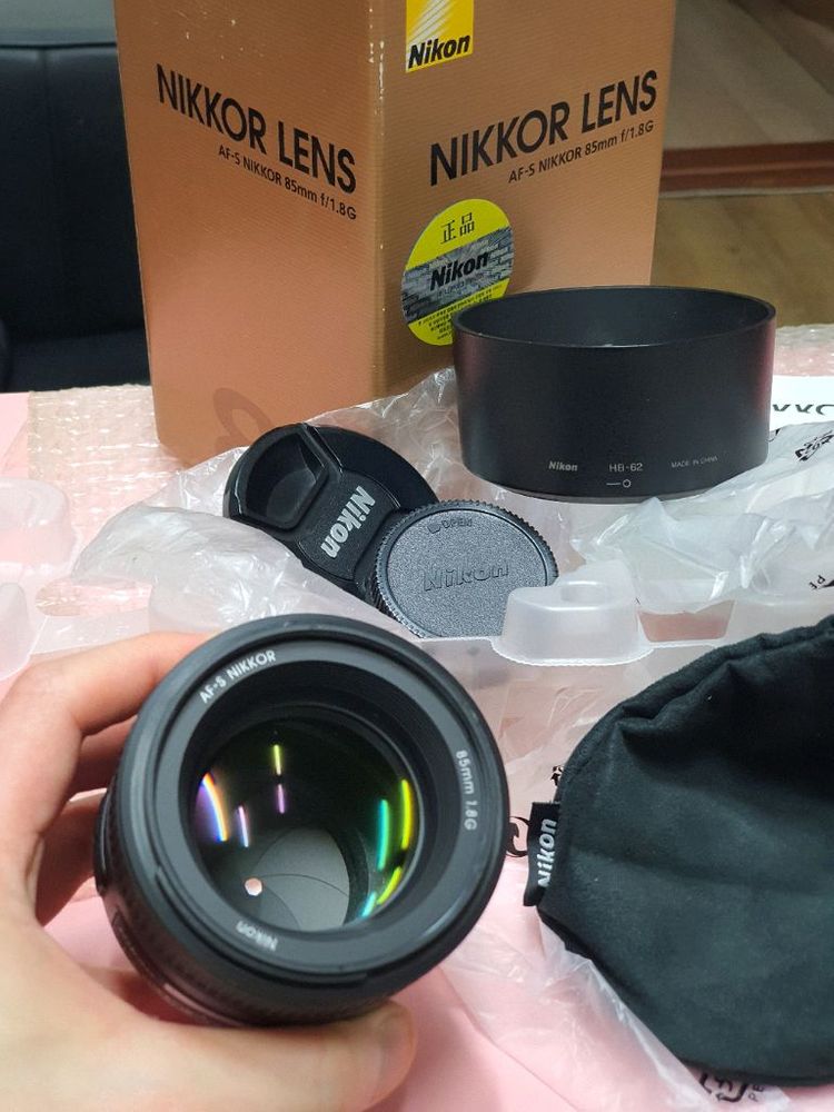 니콘 85mm F1.8G 풀박 필독 이미지